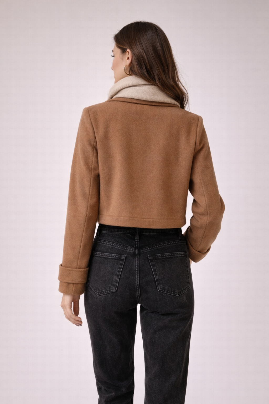 Clover Yarım Kaşe Ceket