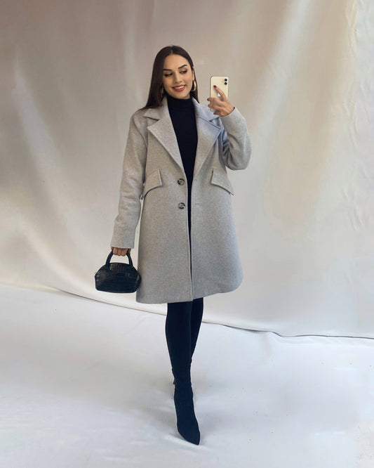 Lunara Premium Kaşe Kaban