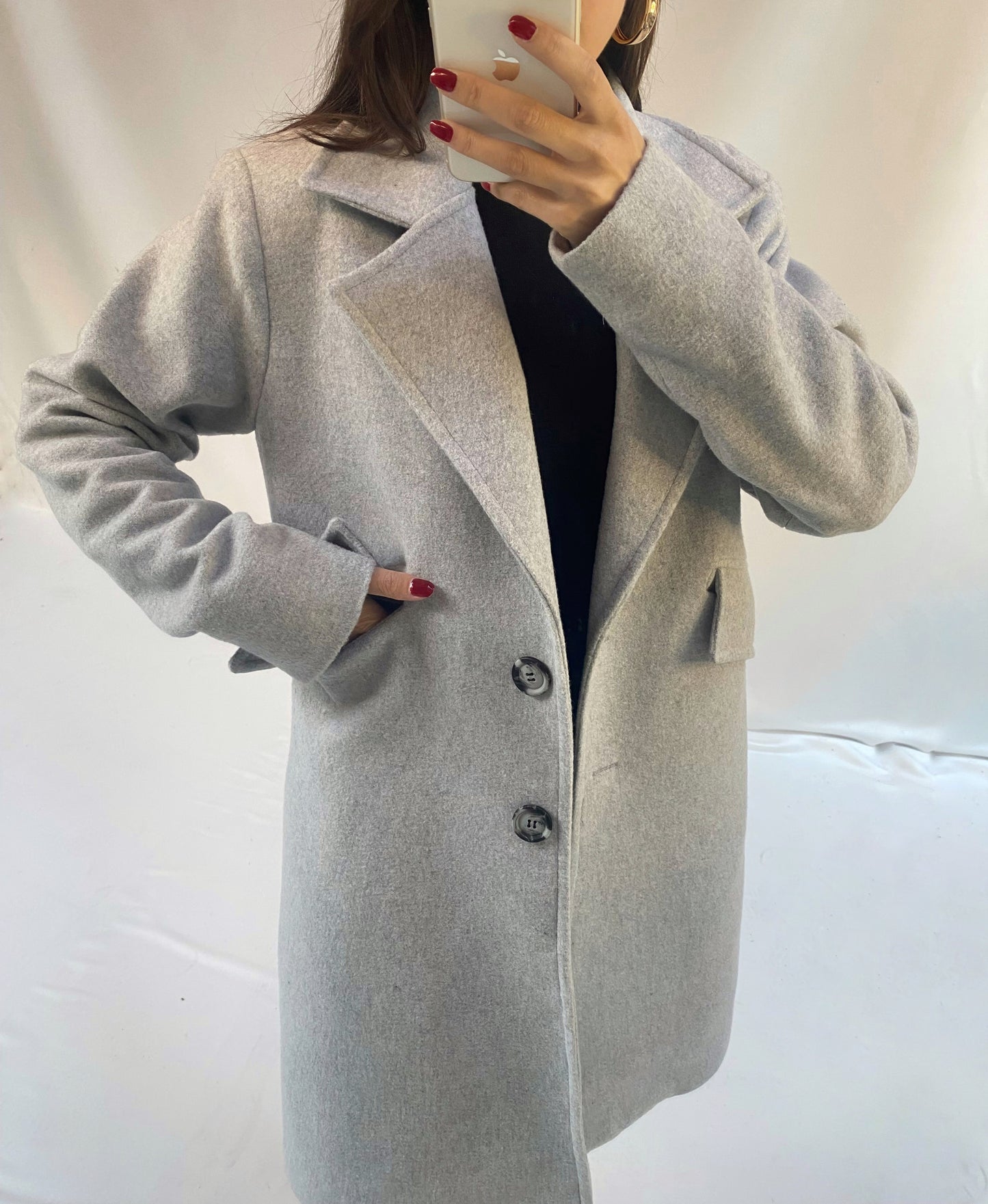 Lunara Premium Kaşe Kaban