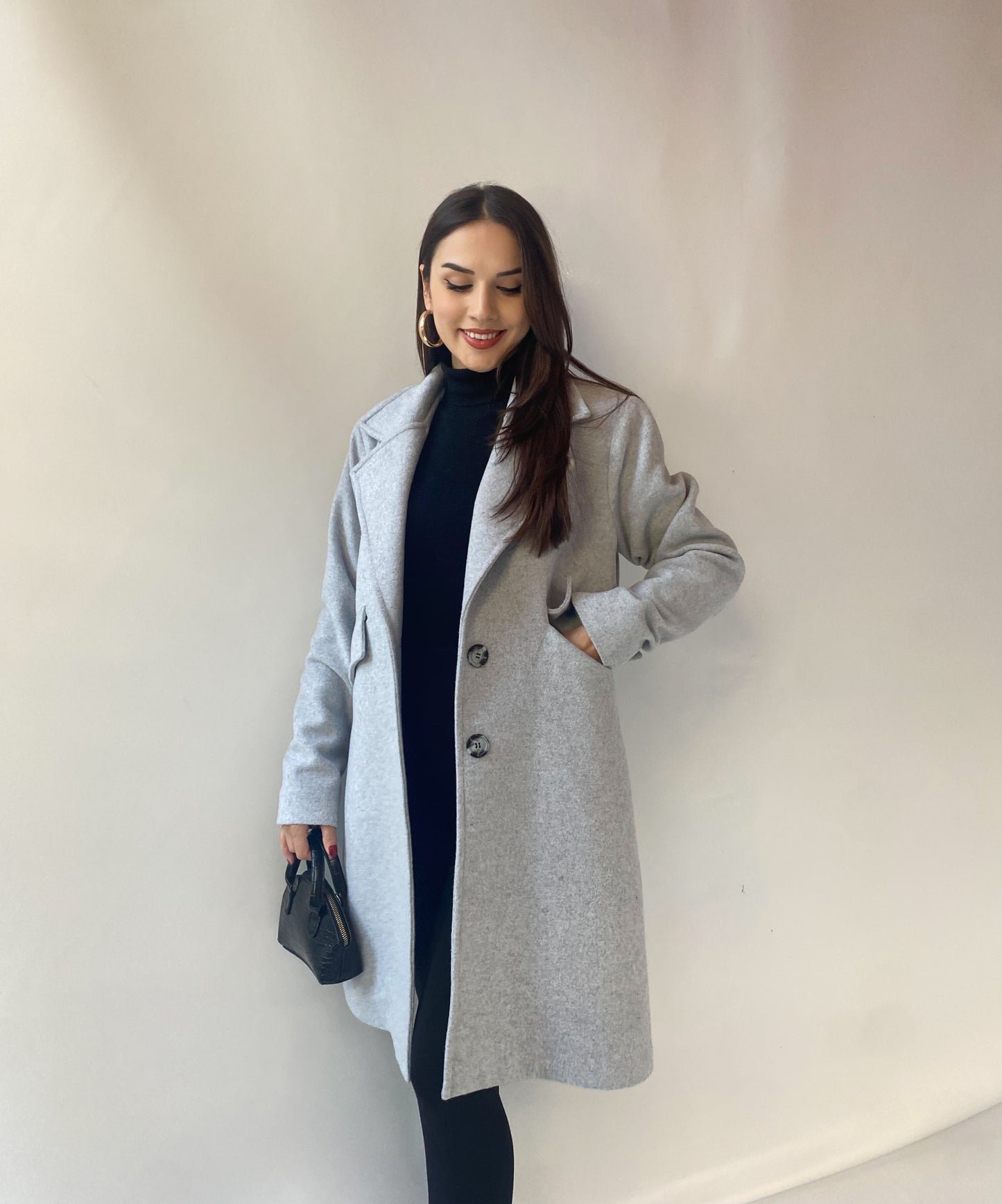 Lunara Premium Kaşe Kaban